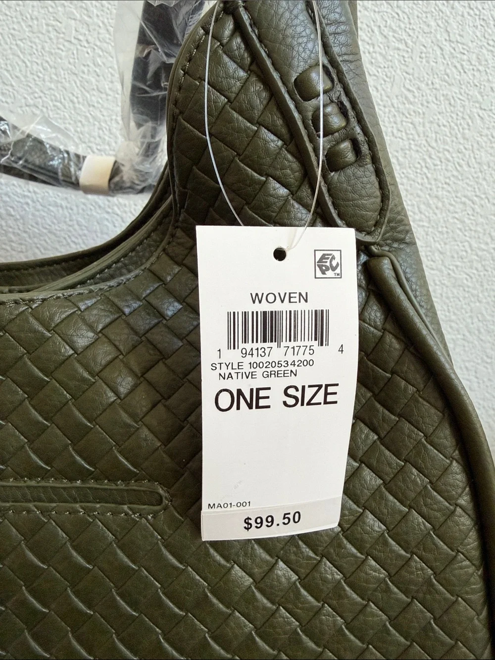 Style & Co Medium Woven Four Poster Bag NWT
